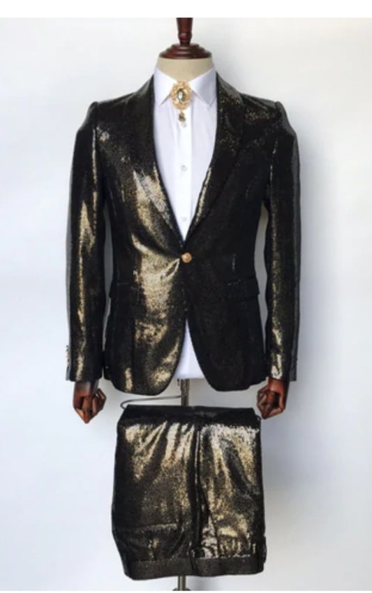 Giovanni Blk/Gold Sequin